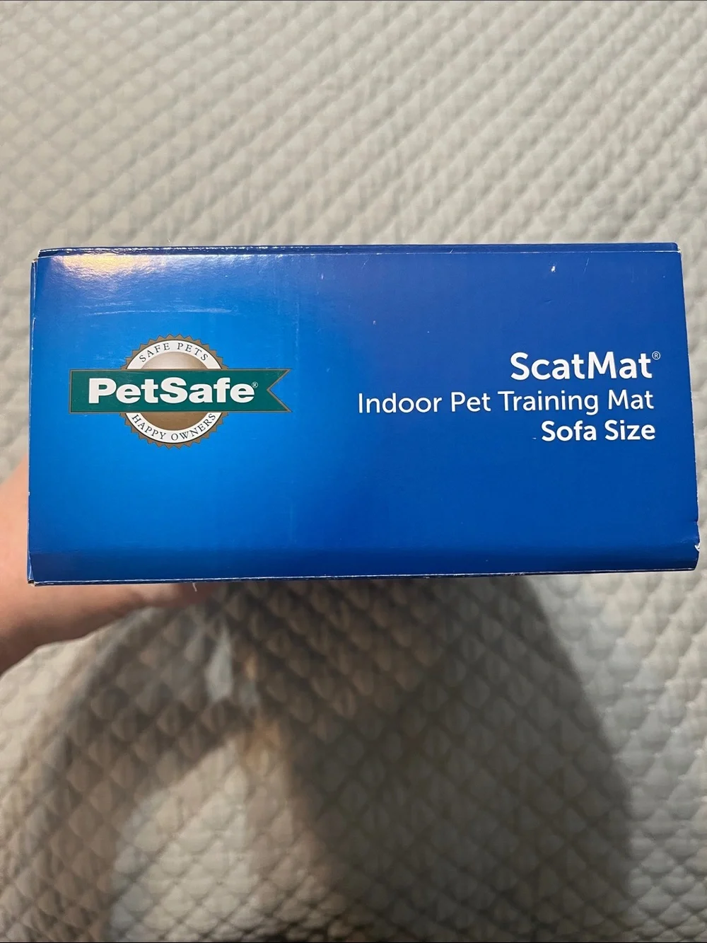 PetSafe ScatMat Indoor Pet Training Mat - Blue and White Packaging